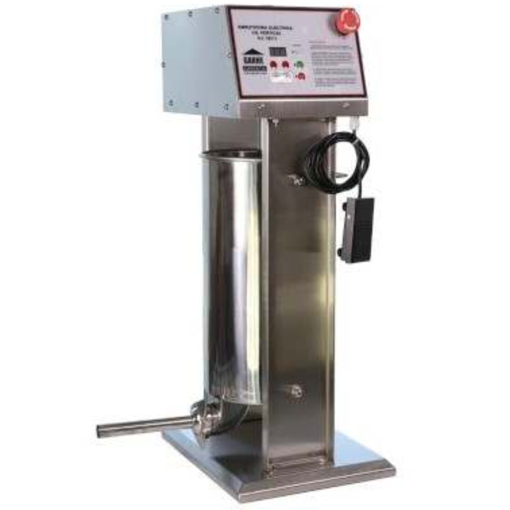 Enchedor de salsicha vertical elétrico Garhe 15 litros